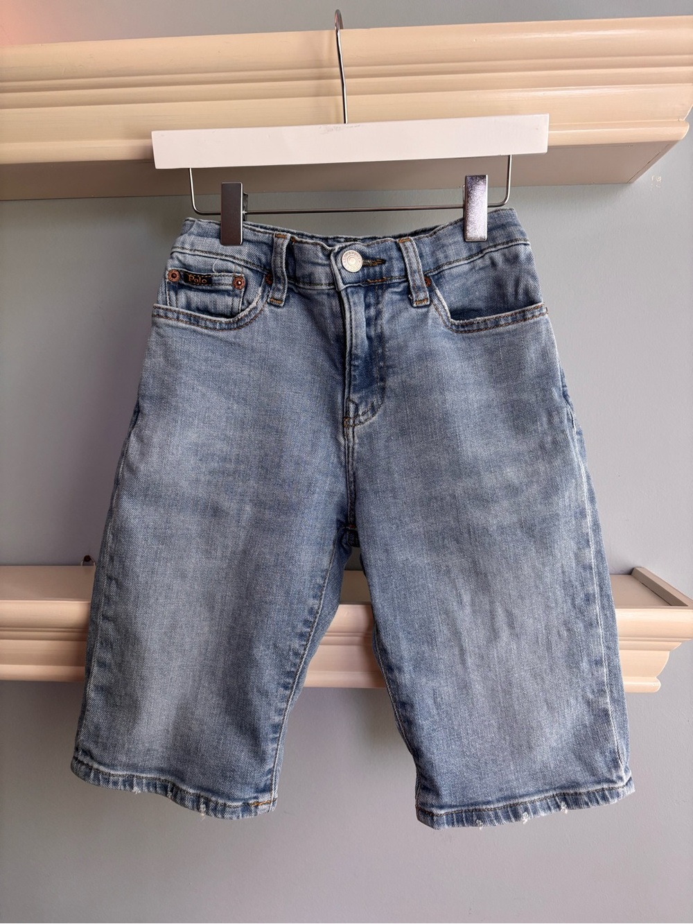 Polo by Ralph Lauren Light Blue Denim Kids Shorts